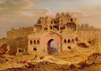 Im Haupteingang des Purana Qila, Delhi