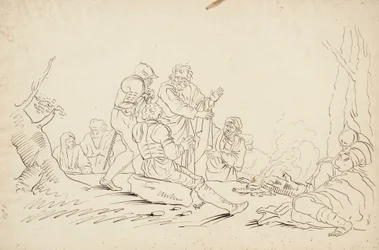 Szene nach Salvator Rosa