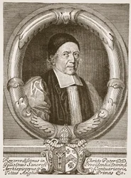 William Sancroft, Erzbischof von Canterbury, Illustration aus 