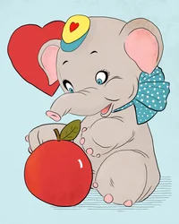 Valentinstag Elefant, 2021