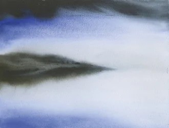 Neblige Blaue Reflexionen