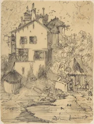 Ein rustikales Landhaus