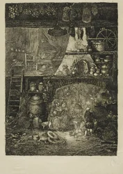 Innenraum, Bauernhaus in Haute-Garonne