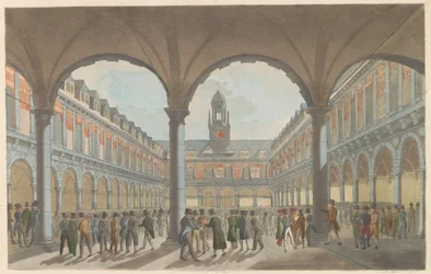 Börse in Amsterdam, ca. 1825
