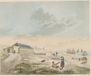 Strand bei Scheveningen, ca. 1825
