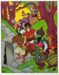 Sesam öffne dich, Illustration für 