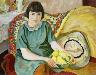 Porträt von Zoum Van den Eeckhoudt, 1915