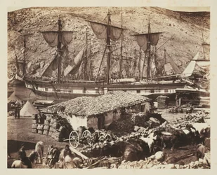 Hafen von Balaklawa, der Viehanleger