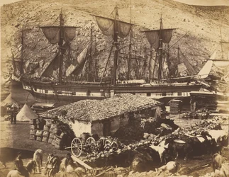 Hafen von Balaklawa, der Viehpier