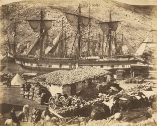 Hafen von Balaklawa, der Viehpier