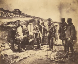 Oberstleutnant Shadforth und Offiziere des 57. Regiments
