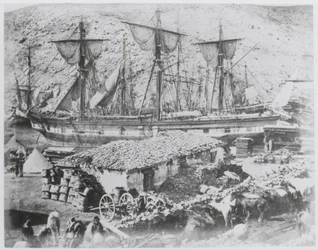 Der Vieh-Pier im Hafen von Balaklava