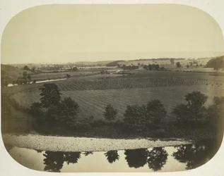 Tal des Ribble und Pendle Hill, 1859
