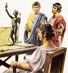 Bau des Koloss von Rhodos