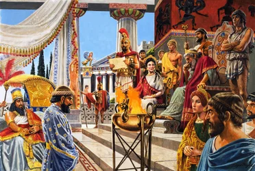 Die Verräterstadt Theben, aus 