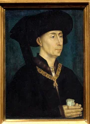 Porträt von Philipp III. von Burgund, genannt Philipp der Gute