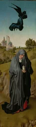 Heilige Maria Magdalena Das Kreuzigungstriptychon, ca. 1440