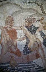Entführung des Hylas durch Nymphen, Mosaik im Haus der Venus in der römischen Stadt Volubilis
