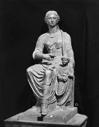 Agrippina die Jüngere (15-59 n. Chr.) mit ihrem Sohn Nero (37-68 n. Chr.)