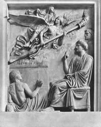 Apotheose der Faustina die Jüngere (125-175 n. Chr.), Frau von Marcus Aurelius (121-180 n. Chr.)
