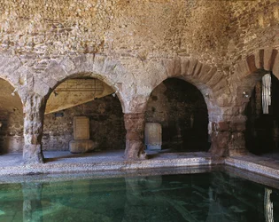 Frigidarium, Caldes de Montbui, Barcelona, Spanien, 2. - 1. Jahrhundert v. Chr.