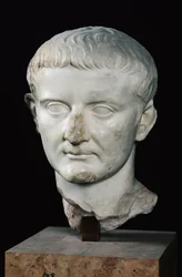 Kopf von Tiberius (ca. 42 v. Chr.-37 n. Chr.)