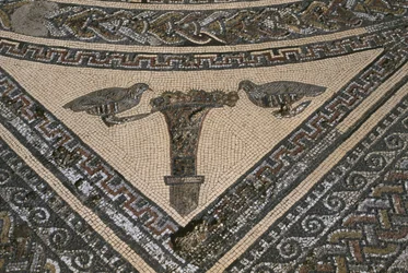 Haus des Orpheus, Orpheus umgeben von wilden Tieren (Detail)