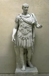 Julius Cäsar (Giulio Cesare) (100-44 v. Chr.), Skulptur - Museo della Civiltà romana, Rom