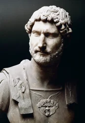 Marmorbüste des Kaisers Hadrian (Publius Aelius Hadrianus) (76-138 n. Chr.) - Rom, Musei Capitolini
