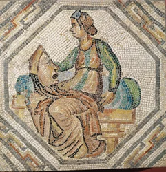 Melpomene, die Muse der Tragödie, aus einer Villa in Augusta Treverorum