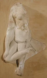 Relief, das den Körper einer Frau darstellt, Tunesien