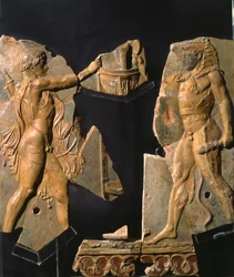 Relief aus dem Bereich des Apollo-Tempels, Palatin-Hügel, Rom