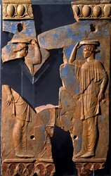 Relief aus dem Bereich des Apollo-Tempels, Palatin-Hügel, Rom (Terrakotta)