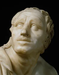 Römische Kunst: „Ein Schärfer, der seine Messer schärft“ (Detail)