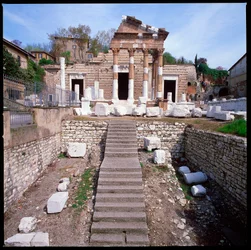 Römische Kunst: Blick auf das Kapitol (Capitolium), 73 n. Chr., Brescia, Italien