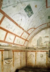 Römische Kunst: Ansicht des Grabes von Caivano