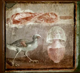 Stillleben mit Vogel