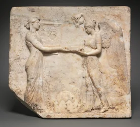 Relief von Apollo mit Nike, 27 v. Chr.-14