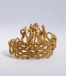 Armband mit Agathodaimon, Isis-Tyche, Aphrodite und Terenouthis