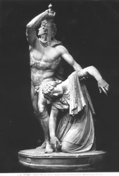Ein Gallier, der sich selbst tötet, nachdem er seine Frau vor den Augen des Feindes getötet hat, auch bekannt als Paetus und Arria, römische Kopie eines griechischen Originals