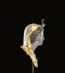 Emblema von Cleopatra Selene, ca. spätes 1. Jahrhundert v. Chr. - frühes 1. Jahrhundert n. Chr. (teilvergoldet & Silber)