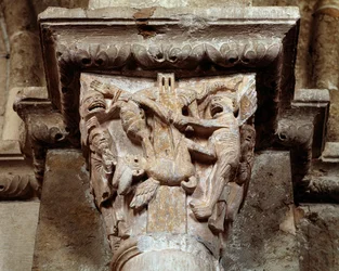 Die Vision des hl. Antonius von Padua (Kapitell)