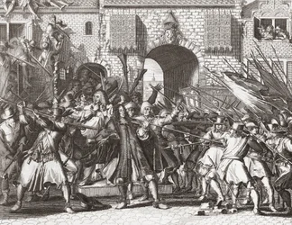 Ein Lynchmob ergreift die Brüder de Witt
