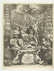 Allegorie auf den Tod von Michiel de Ruyter, 1676