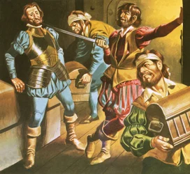 Piraten bei der Arbeit