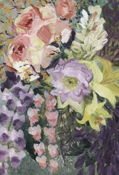 Bunte Gartenblüten