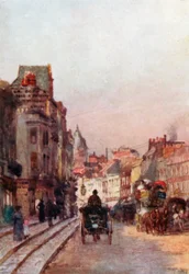 Brompton Road, Blick nach Osten