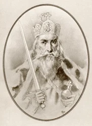 Karl der Große, aus Living Biographies of Famous Rulers