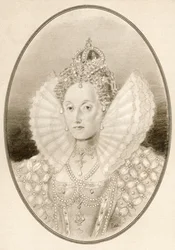 Elisabeth I., auch bekannt als Die Jungfräuliche Königin, Gloriana oder Gute Königin Bess, aus Living Biographies of Famous Rulers