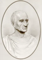 Gaius Julius Caesar, aus Living Biographies of Famous Rulers